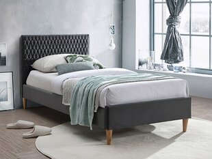 Sänky Meble Azurro, 90 x 200 cm, harmaa hinta ja tiedot | Sängyt | hobbyhall.fi