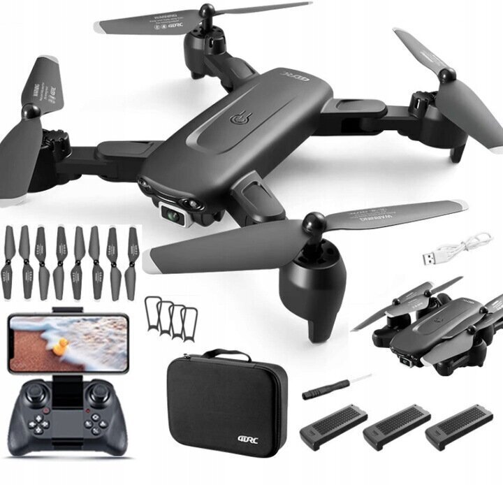 Drone 4K 4DF6 4DRC V12 60 min hinta ja tiedot | Dronet | hobbyhall.fi