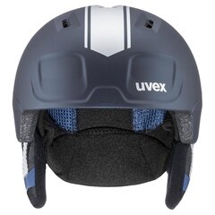 Uvex Heyya Pro Race hiihtokypärä, koko 51-55 cm, tummansininen / hopea väri hinta ja tiedot | Laskettelukypärät | hobbyhall.fi