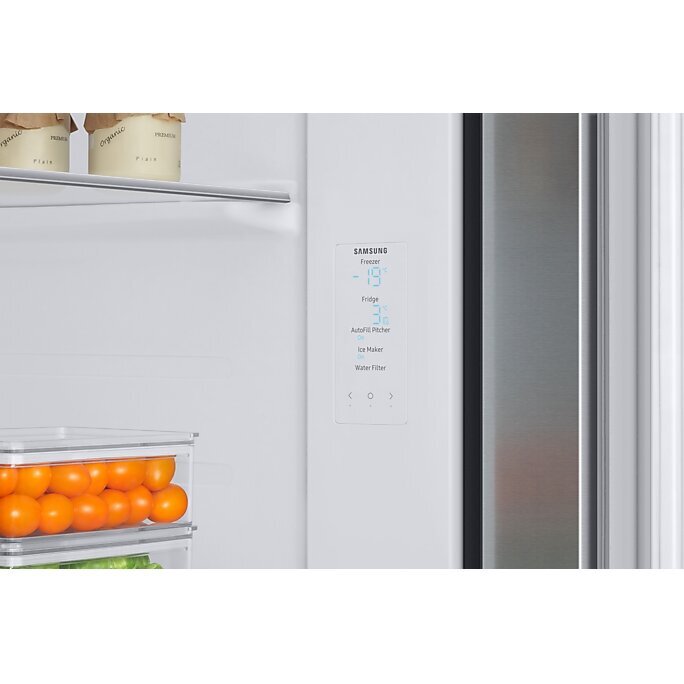Jääkaappi SBS Samsung 178cm musta hinta ja tiedot | Jääkaapit | hobbyhall.fi