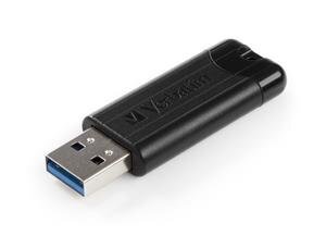 Verbatim USB-MUISTI 3.0 256GB PINSTRIPE MUSTA hinta ja tiedot | Muistitikut | hobbyhall.fi