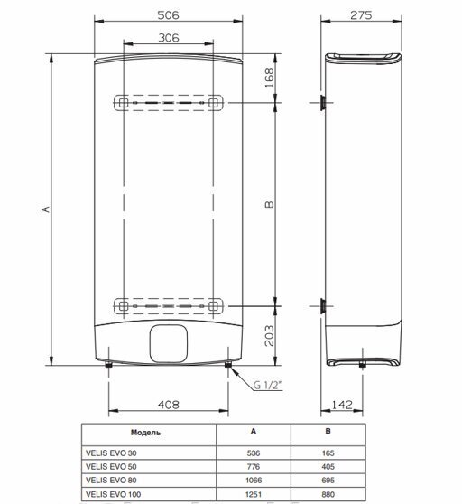 Sähköinen lämminvesivaraaja Ariston Velis EVO 100 hinta ja tiedot | Lämminvesivaraajat | hobbyhall.fi