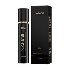 Nanoil Hair Oil Medium Porosity, 100 ml hinta ja tiedot | Naamiot, öljyt ja seerumit | hobbyhall.fi