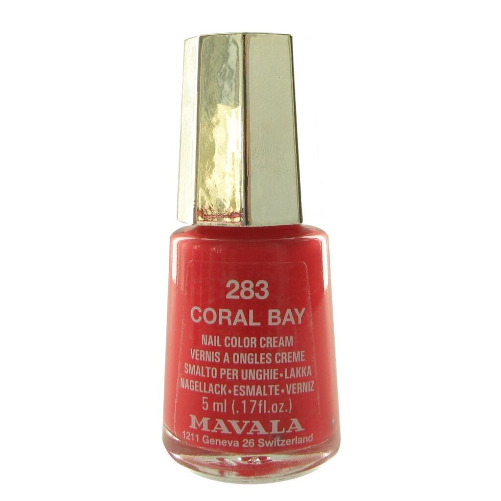 Mavala Nail Color 283-coral bay -kynsilakka, 5 ml hinta ja tiedot | Kynsilakat ja kynsienhoitotuotteet | hobbyhall.fi
