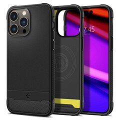 Spigen Rugged Armor kuori, iPhone 14 Pro, Musta hinta ja tiedot | Puhelimen kuoret ja kotelot | hobbyhall.fi