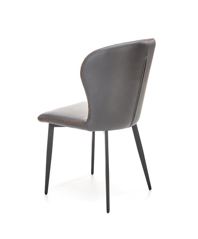 Halmar K466 -tuolit, harmaa, 2 kpl hinta ja tiedot | Ruokapöydän tuolit | hobbyhall.fi