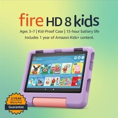 Tabletti Amazon Fire HD 8 Kids 32gb sininen hinta ja tiedot | Amazon Tietokoneet ja pelaaminen | hobbyhall.fi