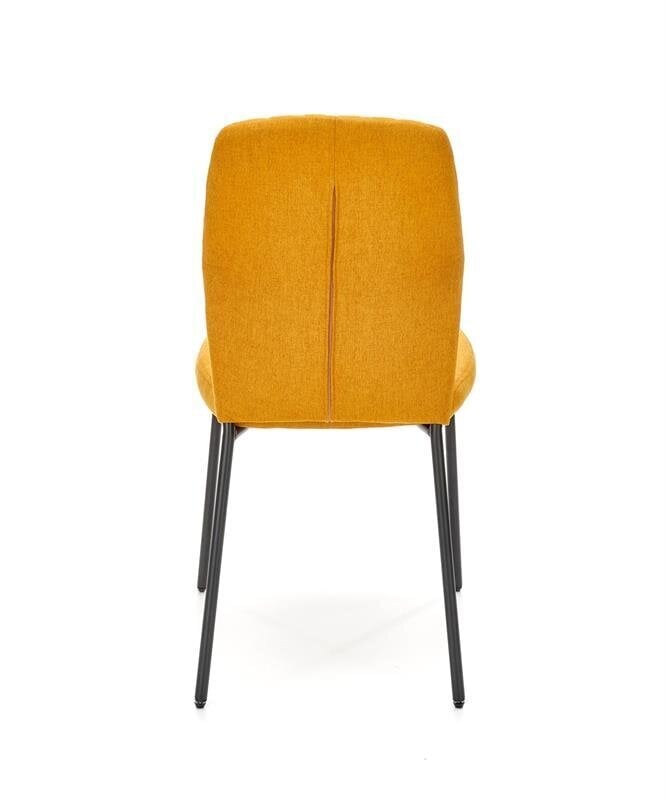 Halmar K461 -tuolit, keltainen, 4 kpl hinta ja tiedot | Ruokapöydän tuolit | hobbyhall.fi
