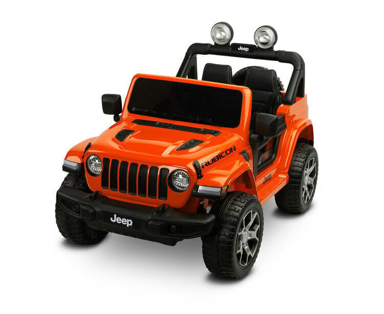 Yksipaikkainen lasten sähköauto Toyz Jeep Rubicon, oranssi hinta ja tiedot | Lasten sähköautot | hobbyhall.fi