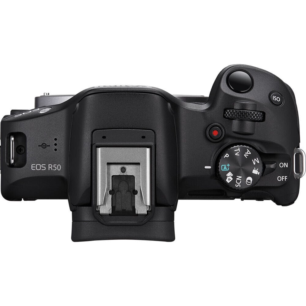 Canon EOS R50 + RF-S 18-45 IS STM (Black) hinta ja tiedot | Kamerat | hobbyhall.fi