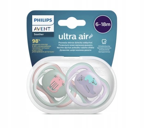 Tutti Philips Avent Ultra Air SCF085/18, 6-18kk, 2 kpl. hinta ja tiedot | Tutit | hobbyhall.fi