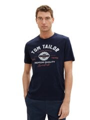Tom Tailor miesten t-paita, tummansininen hinta ja tiedot | Miesten T-paidat | hobbyhall.fi