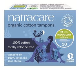 Tamponit Natracare Regular 10 kpl hinta ja tiedot | Tamponit ja terveyssiteet | hobbyhall.fi