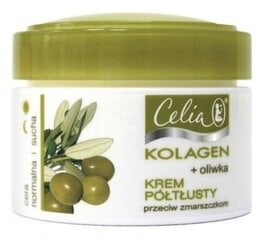 Virkistävä puolirasvainen kasvovoide Celia Collagen Olive 50 ml hinta ja tiedot | Celia Kasvojenhoitotuotteet | hobbyhall.fi