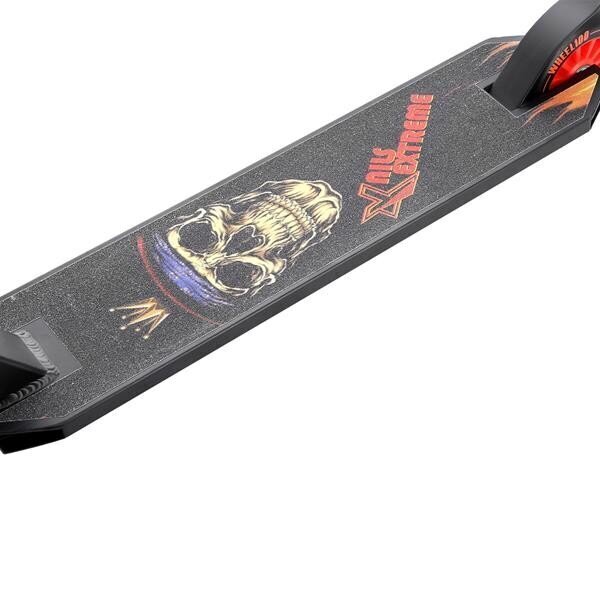 Stunttipyörä Nils Extreme Skull HS100-5, musta-punainen hinta ja tiedot | Potkulaudat | hobbyhall.fi