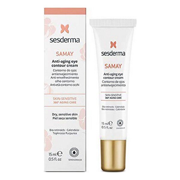 Sesderma Samay Anti-Aging Eye Contour Cream silmänympärysvoide, 15 ml hinta ja tiedot | Silmänympärysvoiteet ja seerumit | hobbyhall.fi
