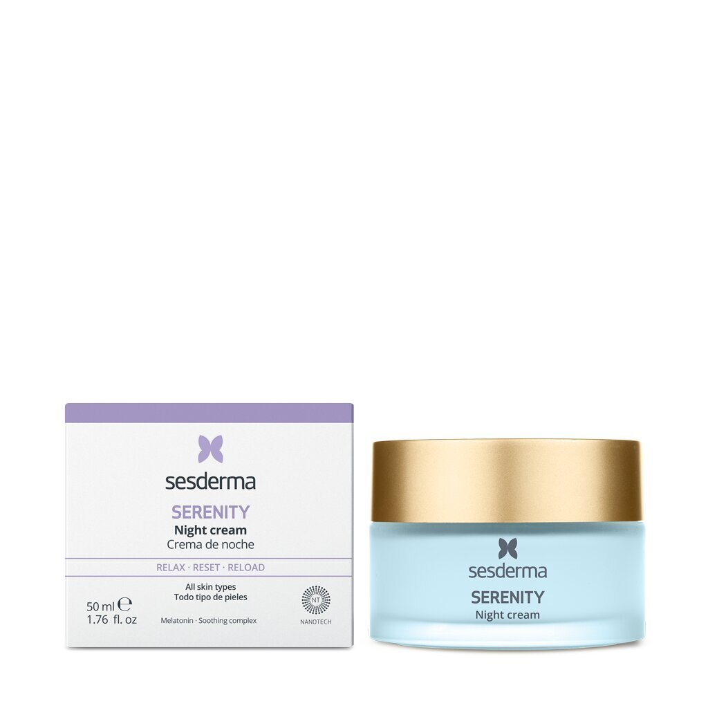 Sesderma Serenity Night Cream yövoide, 50ml hinta ja tiedot | Kasvovoiteet | hobbyhall.fi