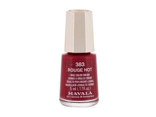 Mavala Mini Color Cream Nail Polish 383 Rouge Hot #A61D2D -kynsilakka, 5 ml hinta ja tiedot | Kynsilakat ja kynsienhoitotuotteet | hobbyhall.fi