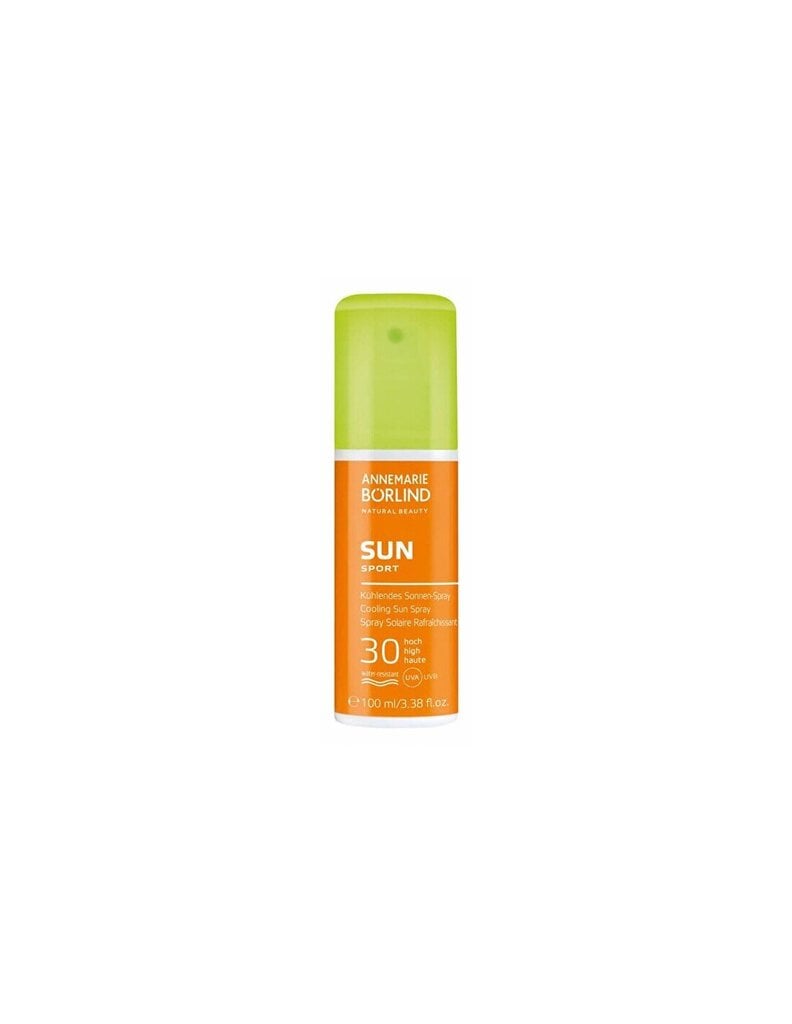 Annemarie Borlind SPF 30 Sun Sport (Cooling Sun Spray) -viilentävä aurinkosuojasuihke, 100 ml hinta ja tiedot | Aurinkovoiteet | hobbyhall.fi