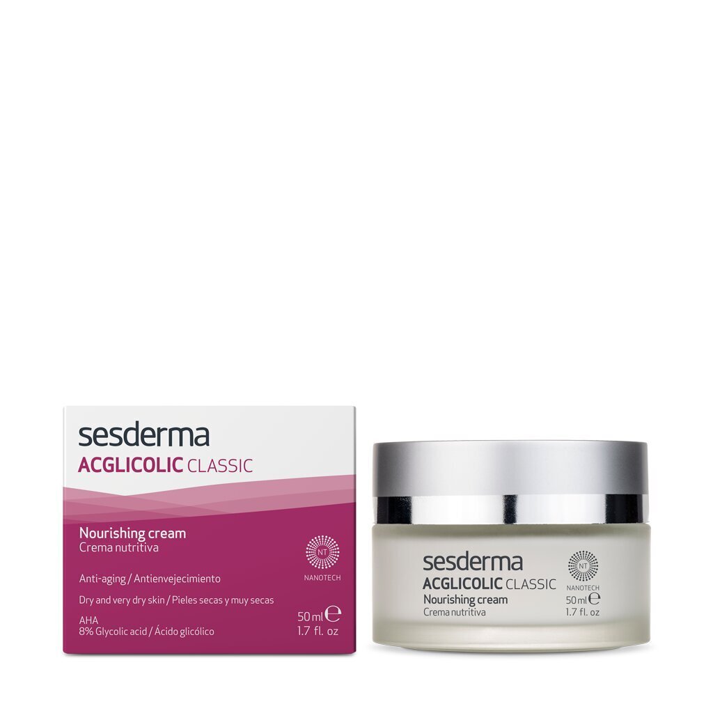 Sesderma Acglicolic Classic kosteuttava kasvovoide, 50 ml hinta ja tiedot | Kasvovoiteet | hobbyhall.fi