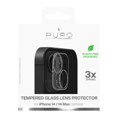 Puro Tempered Glass Camera Lens Protector, iPhone 14 / 14 Max / SDGLIPHONE1461 hinta ja tiedot | Näytönsuojakalvot ja -lasit | hobbyhall.fi