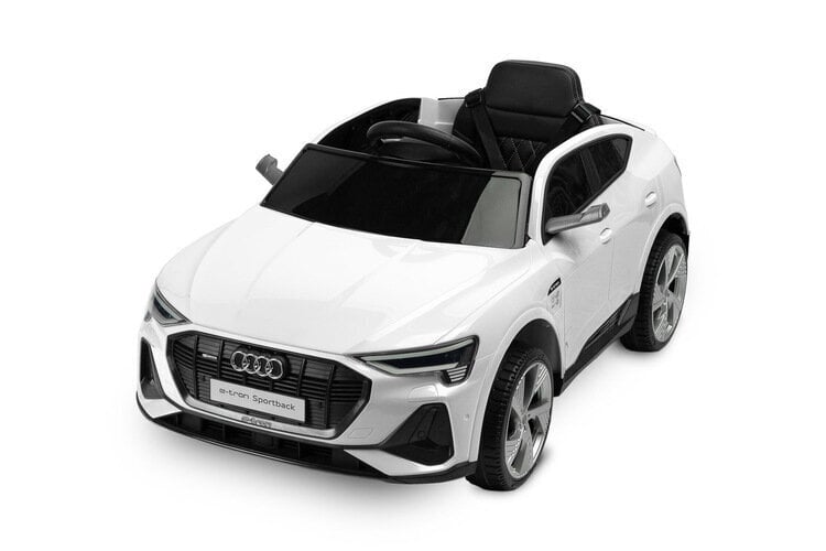 Yksipaikkainen lasten sähköauto Toyz Audi E-tron Sportback, valkoinen hinta ja tiedot | Lasten sähköautot | hobbyhall.fi