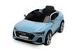 Yksipaikkainen lasten sähköauto Toyz Audi E-tron Sportback, sininen hinta ja tiedot | Lasten sähköautot | hobbyhall.fi