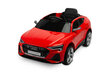 Toyz Audi E-tron Sportback yksipaikkainen sähkökäyttöinen lastenauto, punainen hinta ja tiedot | Lasten sähköautot | hobbyhall.fi
