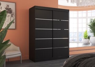 Kaappi ADRK Furniture Luft, musta hinta ja tiedot | Kaapit | hobbyhall.fi