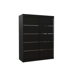 Kaappi ADRK Furniture Luft, musta hinta ja tiedot | Kaapit | hobbyhall.fi