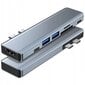 USB-sovitin APPLE-kannettaville 8-in-1 (2x USB 3.0, SD, HDMI, Type-C) hinta ja tiedot | Adapterit | hobbyhall.fi