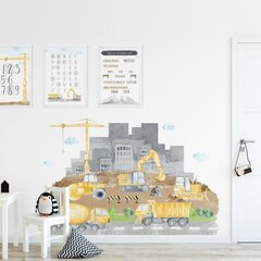 Seinätarra rakennustyömaa XL hinta ja tiedot | Sisustustarrat | hobbyhall.fi