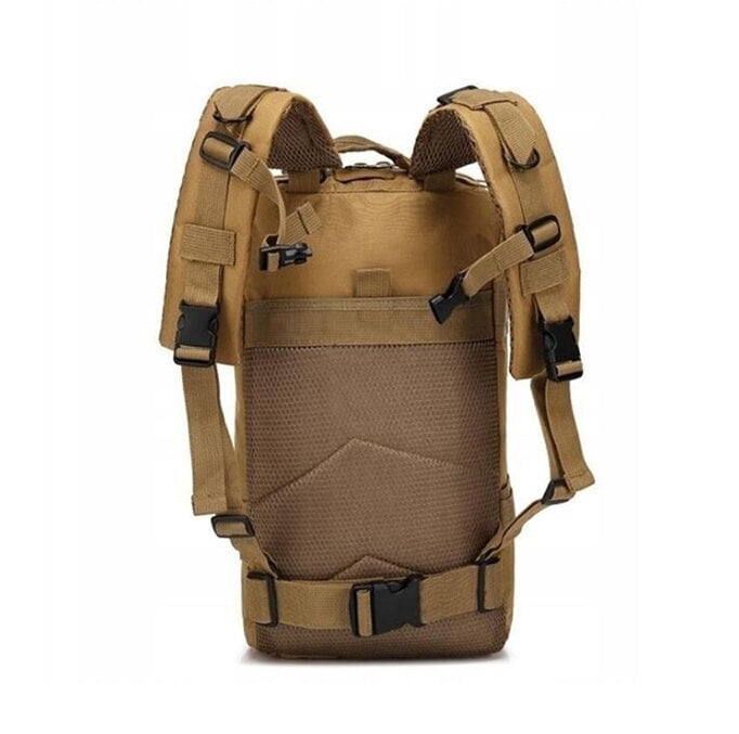 Pieni Armeijatyylinen reppu 30l, ruskea hinta ja tiedot | Urheilukassit ja reput | hobbyhall.fi