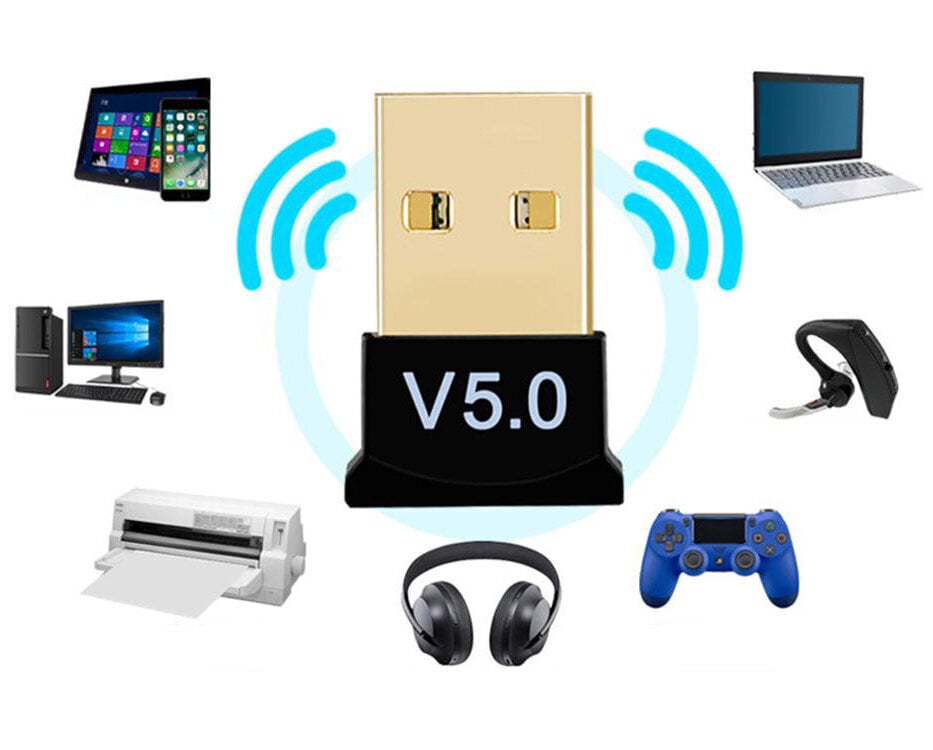 Bluetooth 5.0 USB-sovitin hinta ja tiedot | Adapterit | hobbyhall.fi