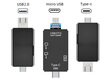 SD MicroSD TFUSB USB-C MICRO USB OTG 5in1 -sovitin hinta ja tiedot | Adapterit | hobbyhall.fi