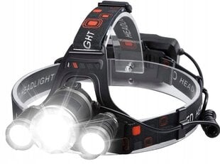 Tehokas 3 X LED T6 CREE otsalamppu hinta ja tiedot | Retkilamput | hobbyhall.fi