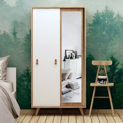 Kalune Design Yahha, Kaappi ruskea / valkoinen hinta ja tiedot | Kaapit | hobbyhall.fi