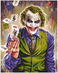 Maalaus numeroiden mukaan Joker 40x50 hinta ja tiedot | Maalaa numeroiden mukaan | hobbyhall.fi