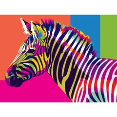 Maalaus numeroiden mukaan Zebra 30x40 hinta ja tiedot | Omaart Lapset | hobbyhall.fi