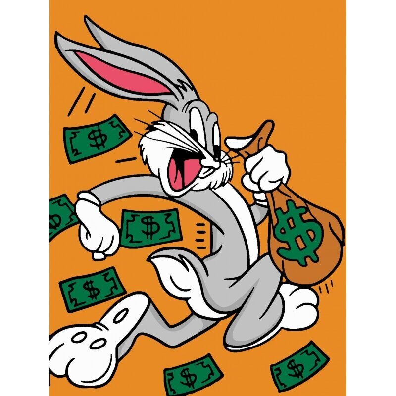 Maalaus numeroiden mukaan Bugs Bunny 15x20 hinta ja tiedot | Maalaa numeroiden mukaan | hobbyhall.fi