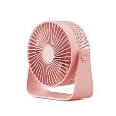 Pöytäkoneen tuuletin Sothing USB Desktop Fan Pinkki hinta ja tiedot | Tuulettimet | hobbyhall.fi