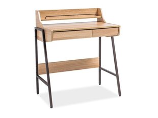 Kirjoituspöytä B-168, ruskea / tammi hinta ja tiedot | Tietokonepöydät ja työpöydät | hobbyhall.fi