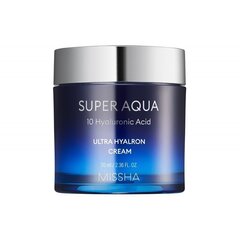 MISSHA Super Aqua Ultra Hyalron Cream 70ml hinta ja tiedot | Kasvovoiteet | hobbyhall.fi