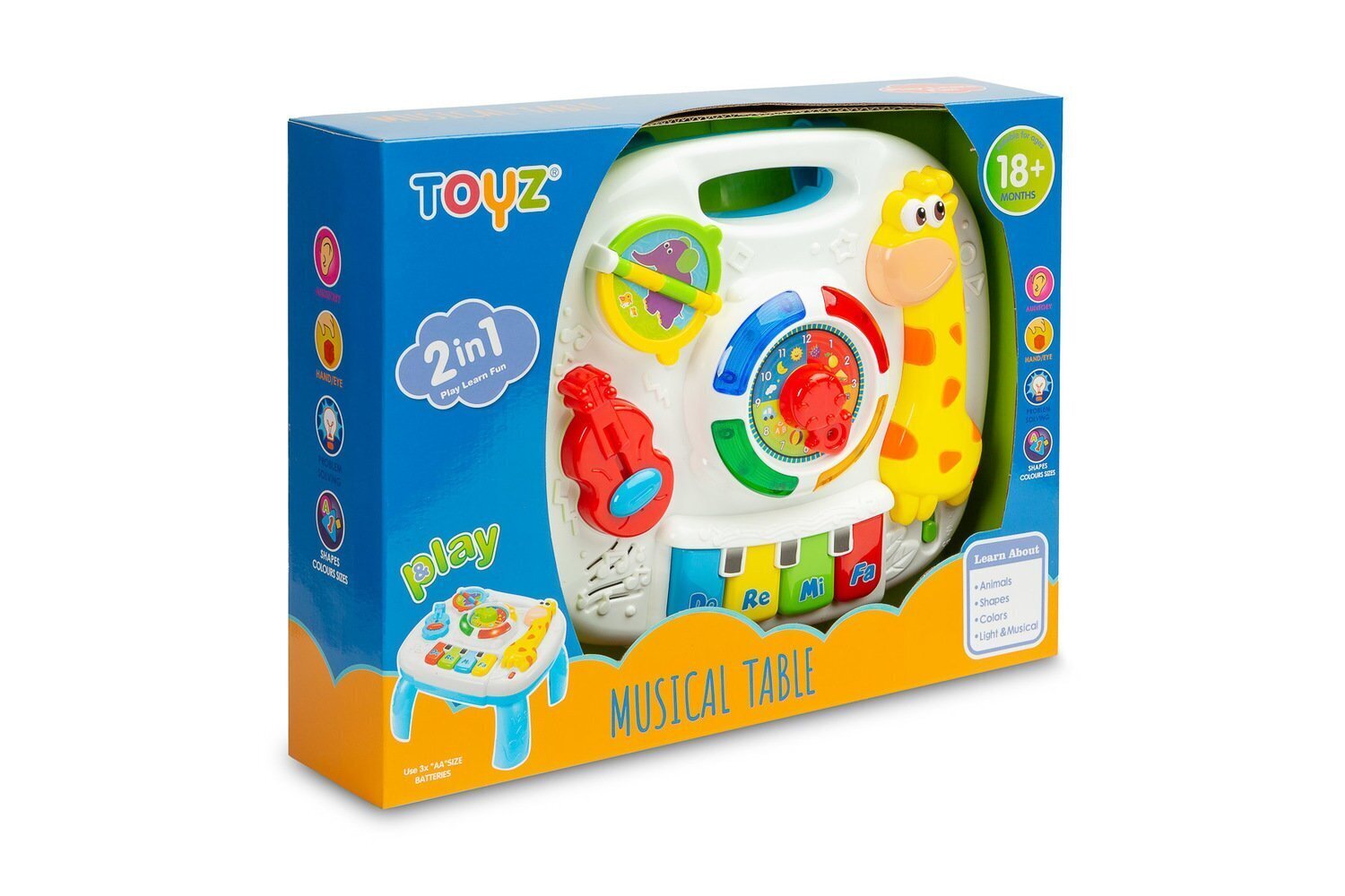 Toyz musiikkipöytä hinta ja tiedot | Vauvan lelut | hobbyhall.fi