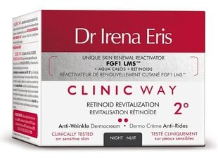 Yövoide retinoideilla Dr Irena Eris Clinic Way No. 2, 50 ml hinta ja tiedot | Dr Irena Eris Hajuvedet ja kosmetiikka | hobbyhall.fi