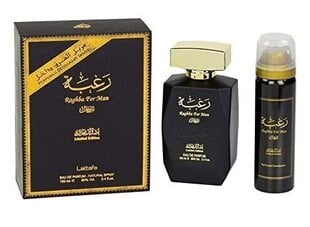 Miesten tuoksu Raghba for Men by Lattafa 100 ml+ deodorantti 50 ml hinta ja tiedot | Miesten hajuvedet | hobbyhall.fi