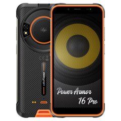 Ulefone Power Armor 16 Pro 4/64GB Orange/Black UF-PA16P/OE hinta ja tiedot | Ulefone Puhelimet, älylaitteet ja kamerat | hobbyhall.fi
