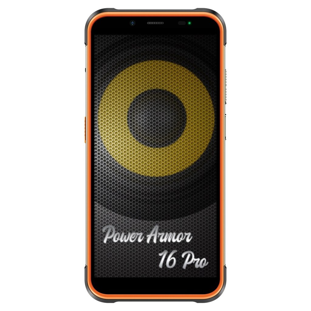 Ulefone Power Armor 16 Pro 4/64GB Orange/Black UF-PA16P/OE hinta ja tiedot | Matkapuhelimet | hobbyhall.fi