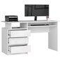 Työpöytä NORE CLP 135, valkoinen hinta ja tiedot | Tietokonepöydät ja työpöydät | hobbyhall.fi