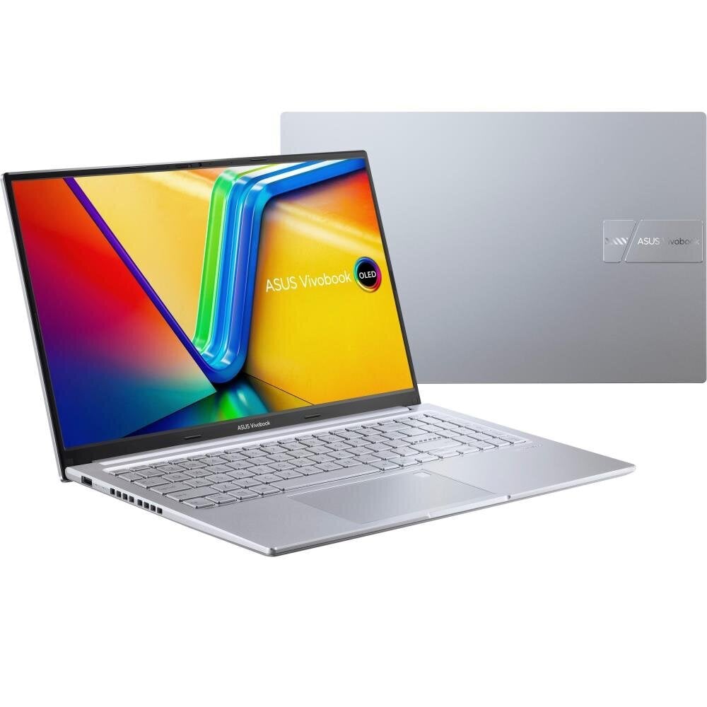 Asus Vivobook 15 OLED (M1505YA-MA086W) AMD Ryzen 7 7730U 16GB 512SSD AMD Radeon Graphics W11H Silver hinta ja tiedot | Kannettavat tietokoneet | hobbyhall.fi